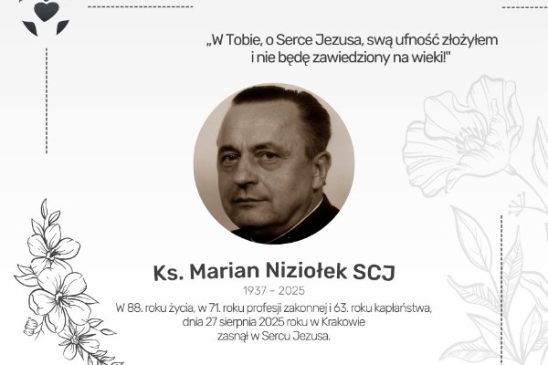 Zmarł ks. Marian Niziołek SCJ