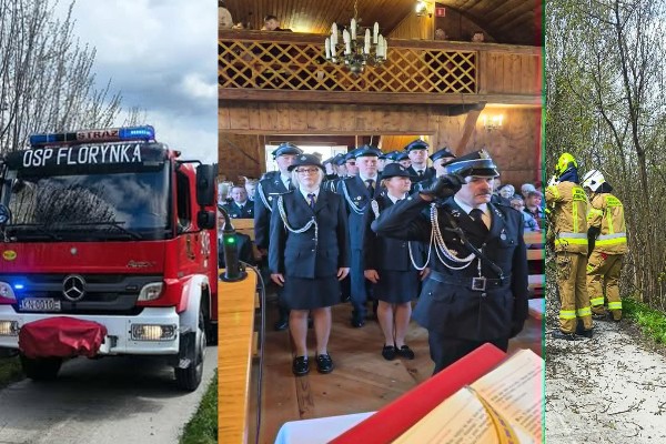 Królowa Polski i strażacy